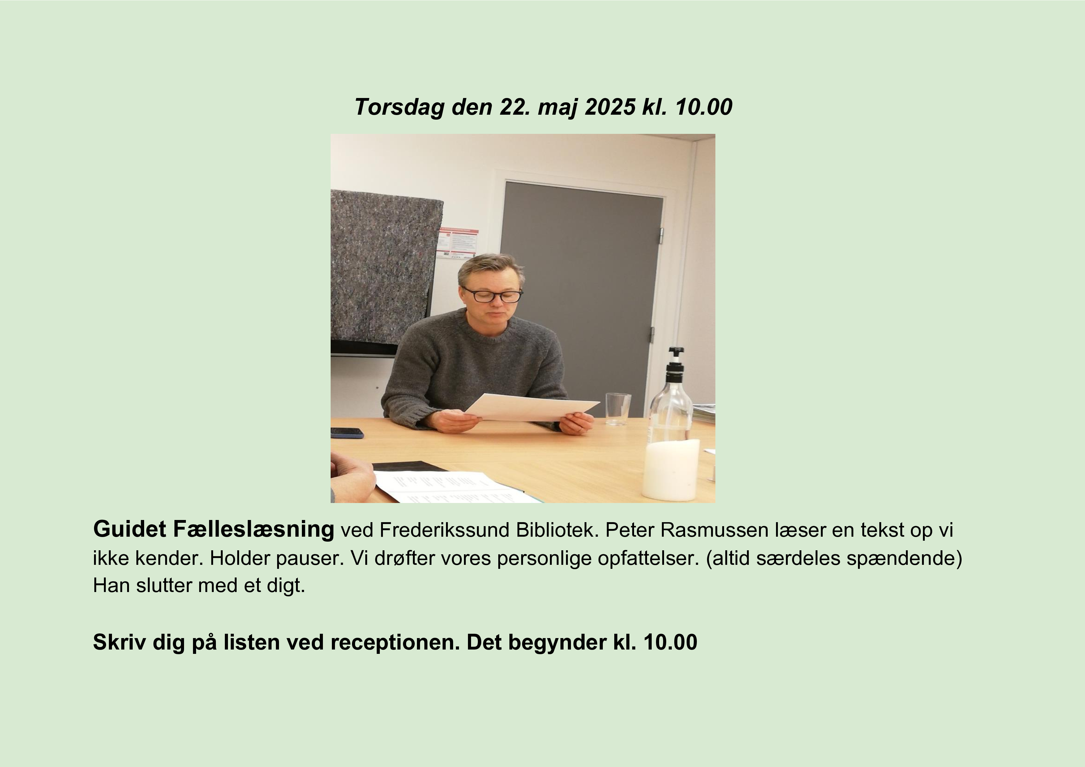 Læsning maj